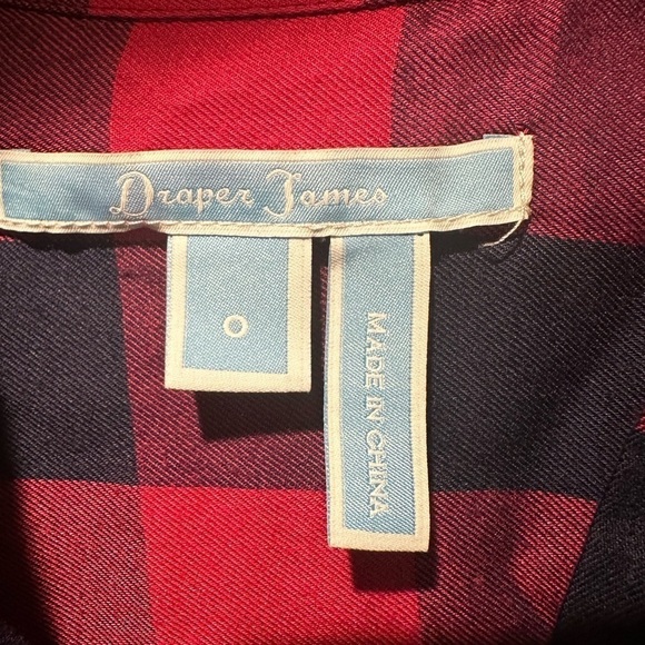 Draper James Buffalo Check Tie Sleeve Dress Size 0 Spring Casual Date Night‎ - Picture 6 of 13